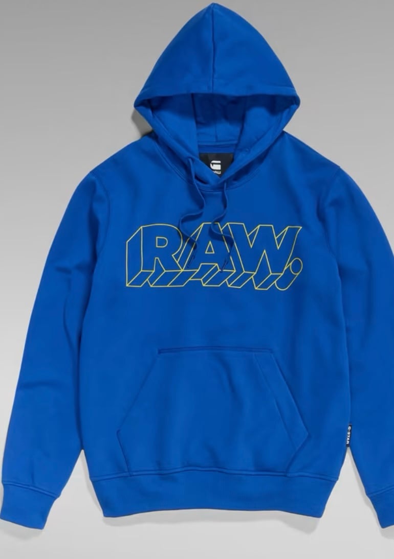 Raw 3D Hooded sweater
