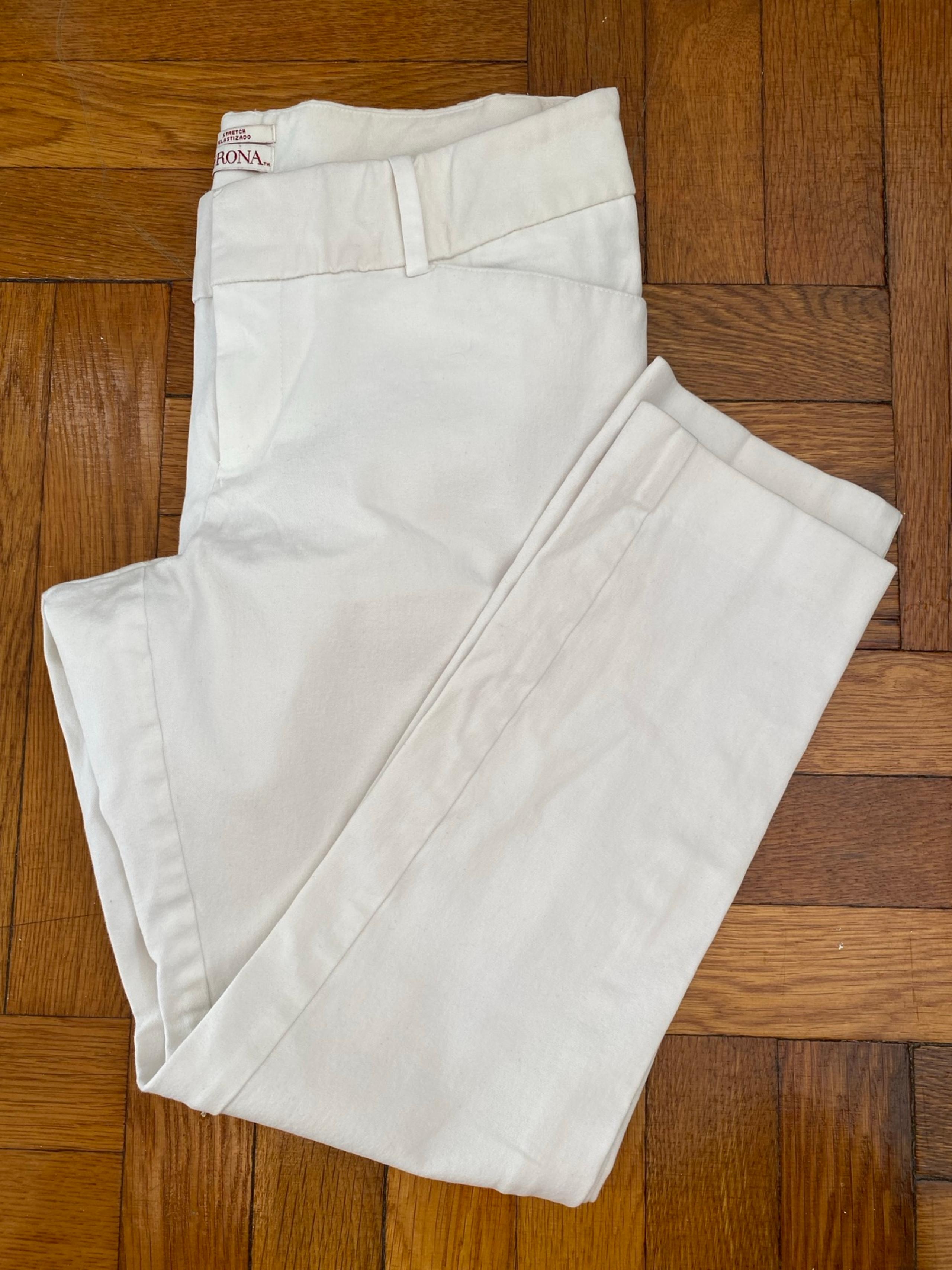 Merona white casual skinny pants - cotton spandex - woman's 6 - casual work