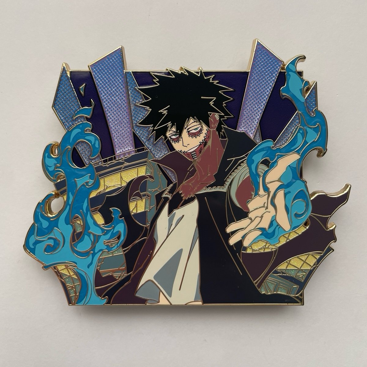 Dabi Hard Enamel Pin MHA Tile My Hero Academia Minty Pins