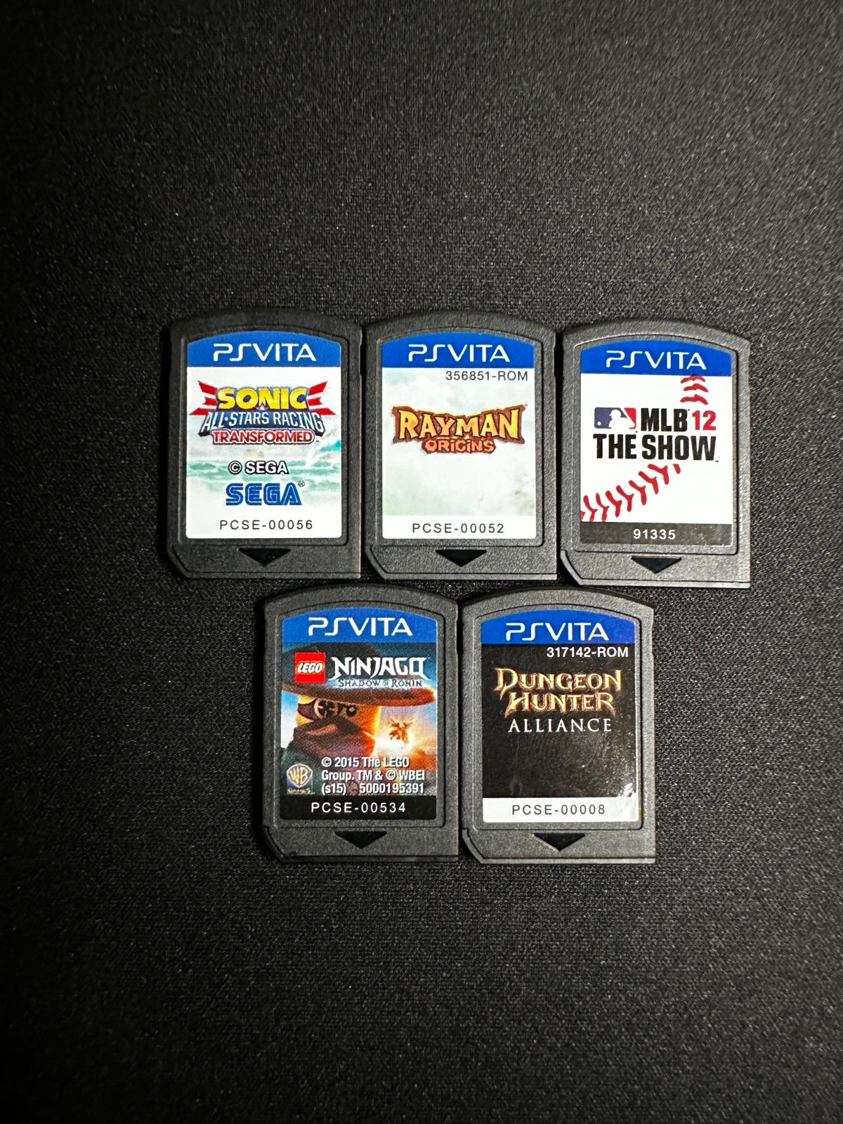 PS VITA game chip lot bundle
