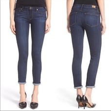 Paige Skyline crop Zora Jeans Women Size 28