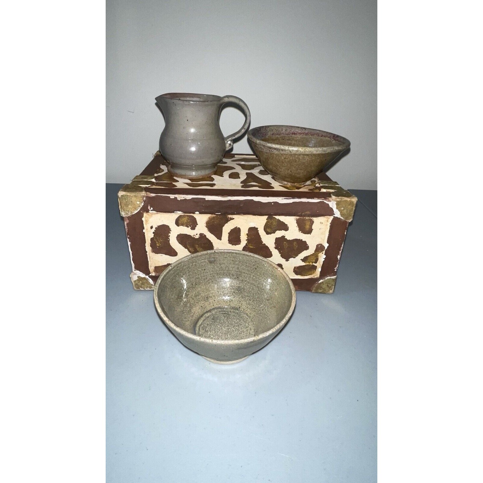 Pottery Lot, Vase, Bowls,