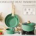 8Pcs Pot And Pan Set Non Stick Pots -8sz6