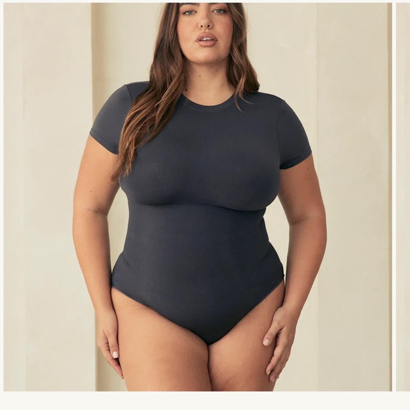 PINSY Butter Sculpt Tee Seamless Shapewear Bodysuit new 1X
