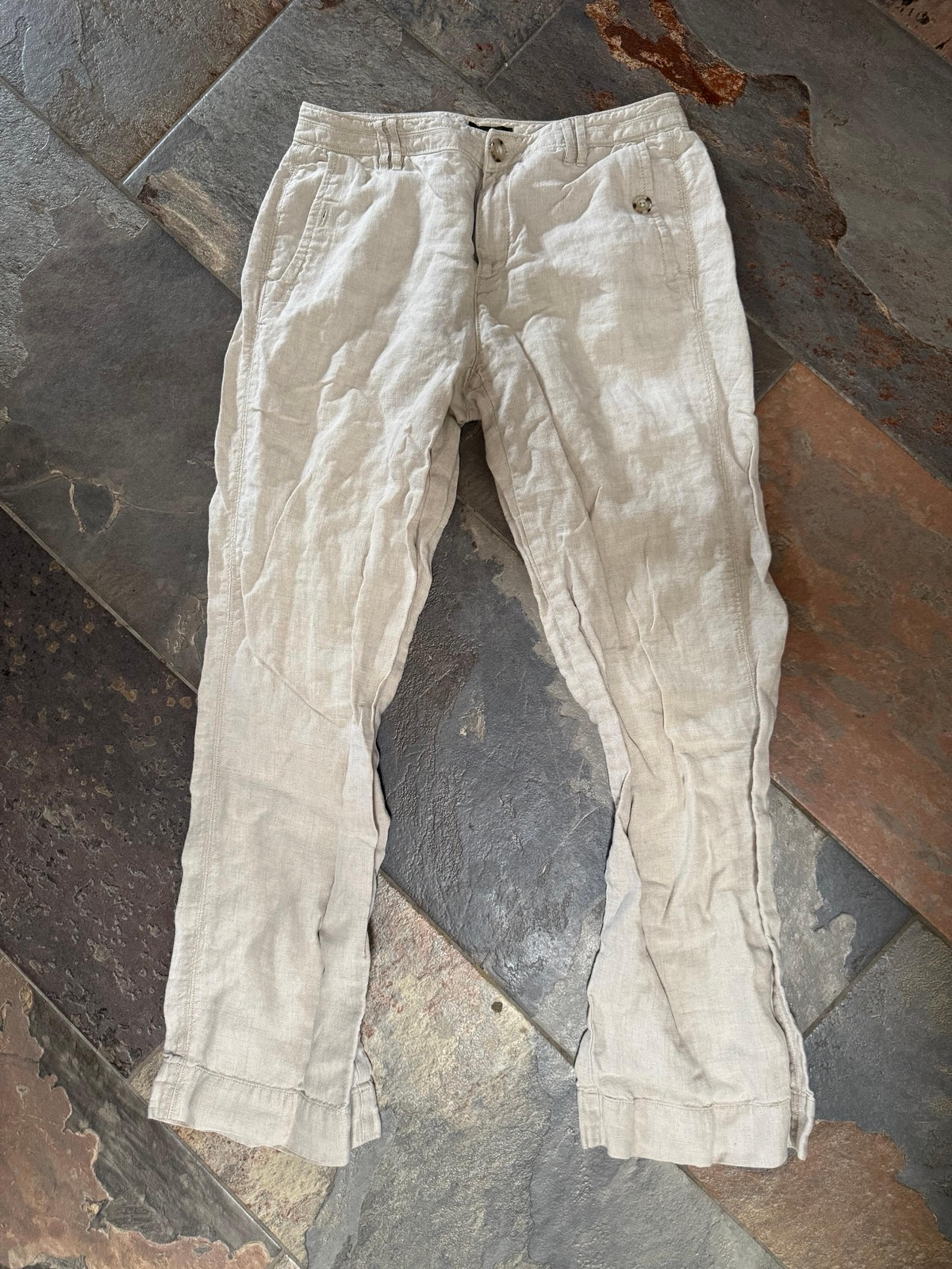 Eddie Bauer linen pants