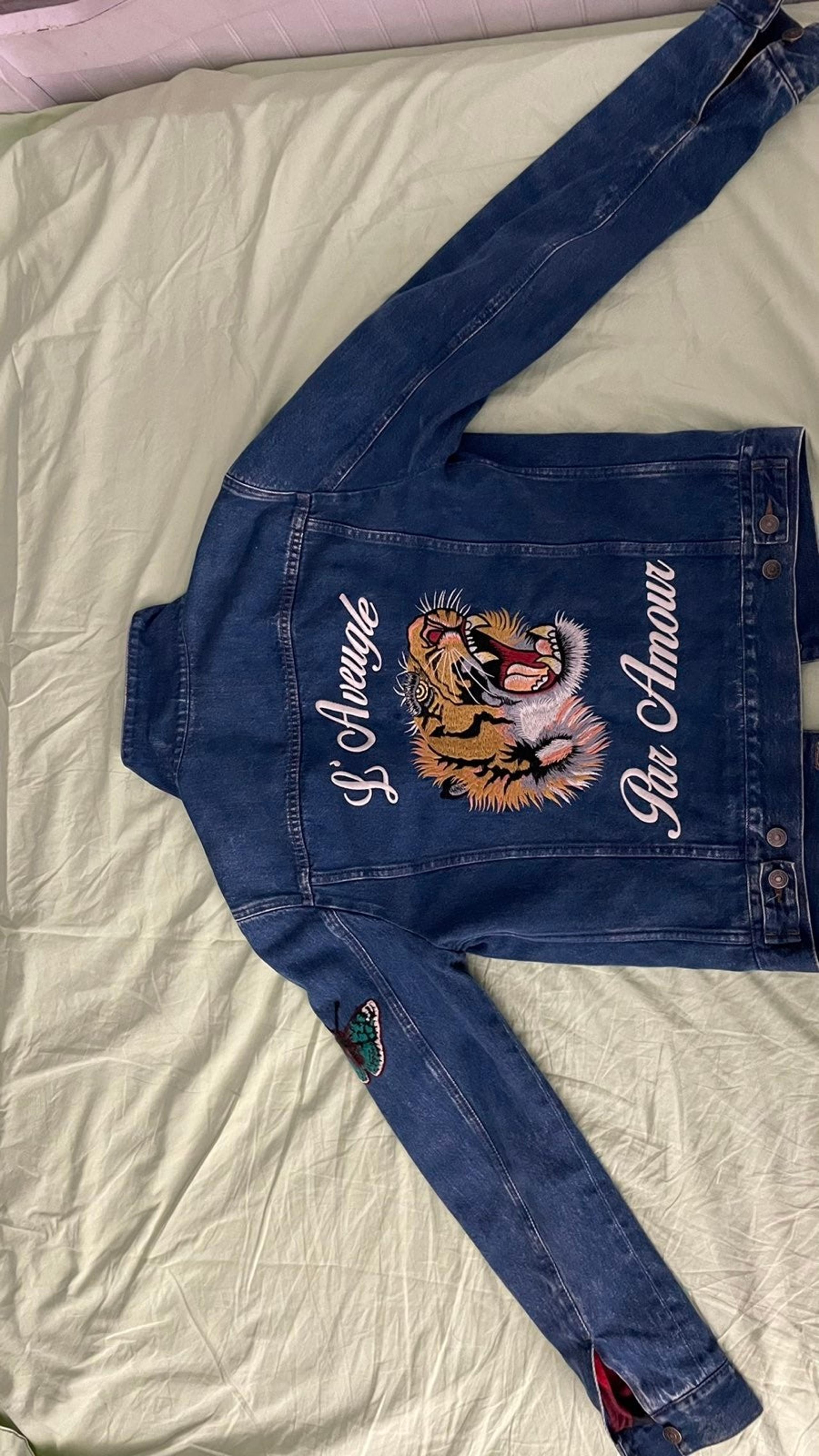 Gucci Embroidered Denim Jacket I