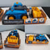 Driven By Battat Micro Series Set of 4 Trucks with Lights Sound and Accessories