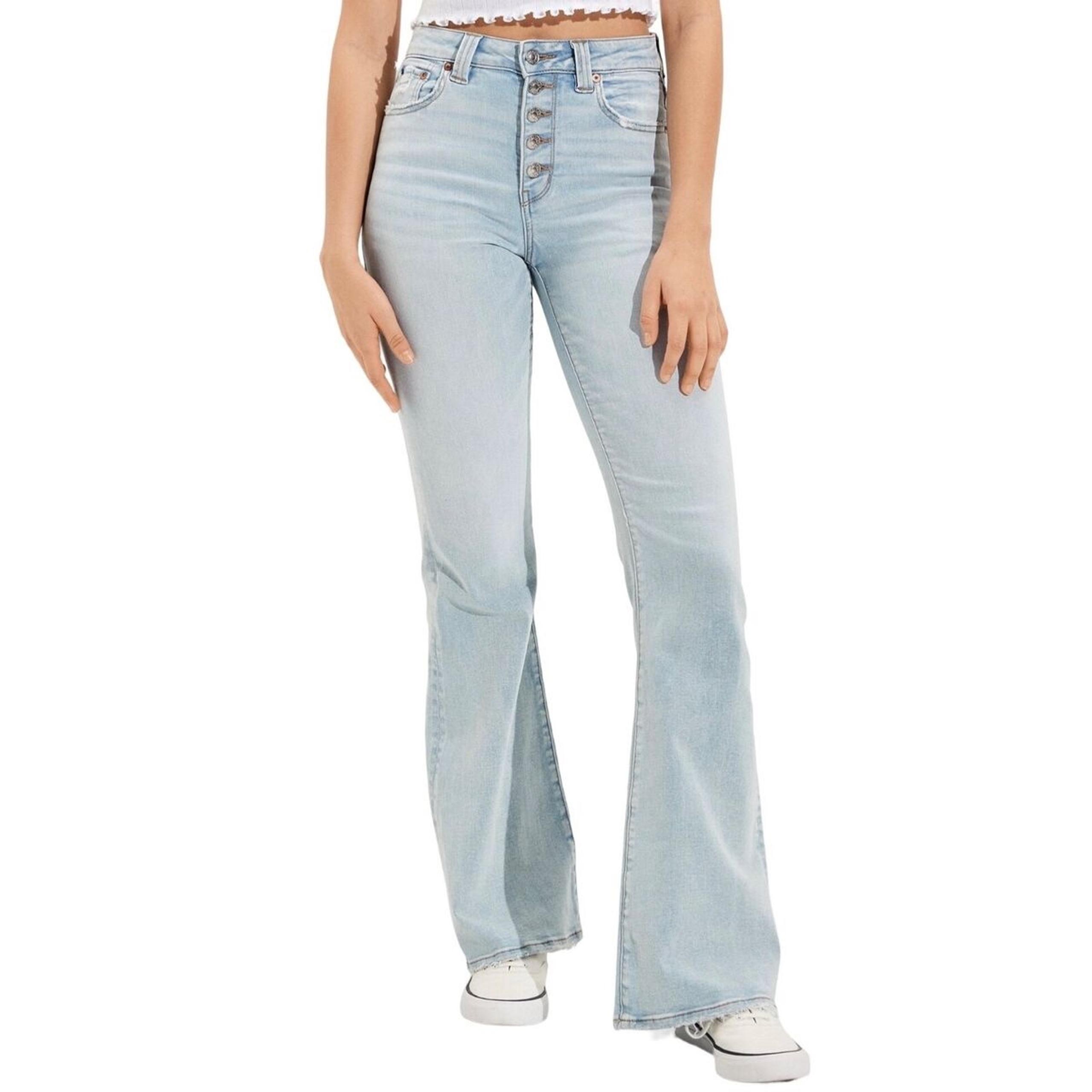American Eagle Ne(x)t Level Super High-Waisted Flare Jean - Size 2 Regular