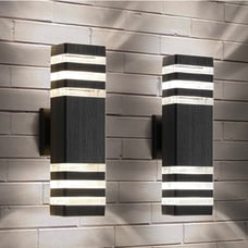 Tewei Up & Down Outdoor Lights - 2 pack