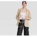 A New Day Women's High-Rise Straight Faux Leather Cargo Pants Black Size 8