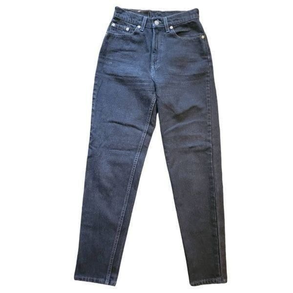 Levi's Jeans Women's 2 Black Vintage 1997 Slim Fit Tapered Leg High Rise