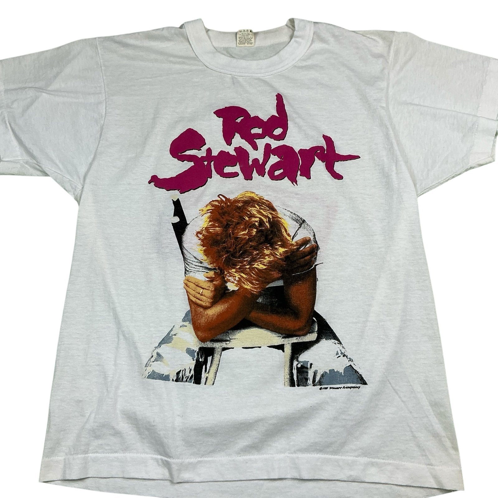 Vintage 1988 Rod Stewart Out of Order single stitch T-shirt USA made