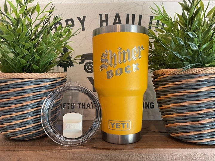 Yeti Rambler Shiner Bock Brewery 30oz Alpine Yellow