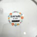 Mann Safari Plates 1976 Animal Theme Childrens Plates Set of 4 Vintage Kitsch