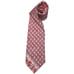 Emilio Pucci Saks Fifth Ave Vintage White Pink Print Silk Italy Necktie Tie