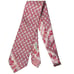 Emilio Pucci Saks Fifth Ave Vintage White Pink Print Silk Italy Necktie Tie