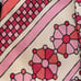Emilio Pucci Saks Fifth Ave Vintage White Pink Print Silk Italy Necktie Tie