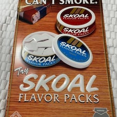 LOT 1995 Skoal Flavor Packs Tin signs NEW