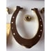 Vintage Brass Horseshoe Door knocker Made in Reading, PA..home of Taylor Swift