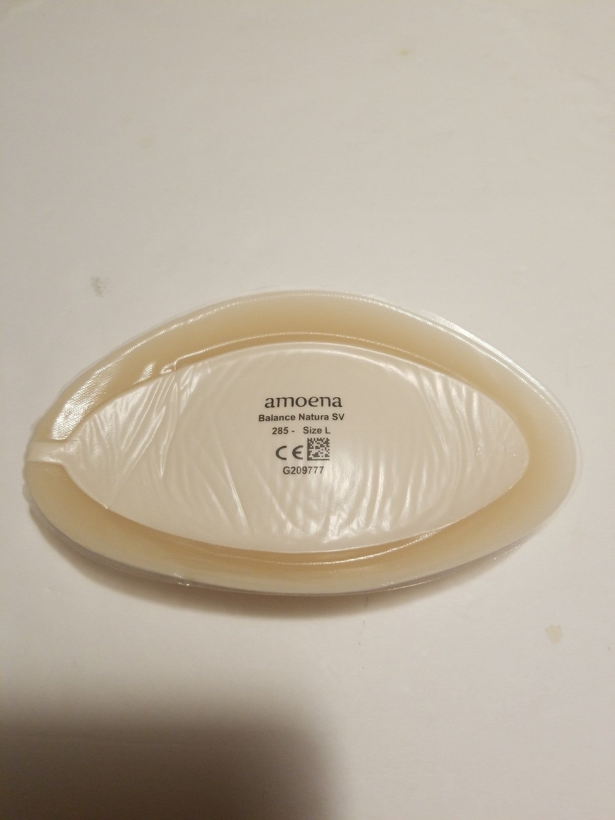 Amoena Balance Natura Special Ellipse Breast Form Ivory 285 Size Large