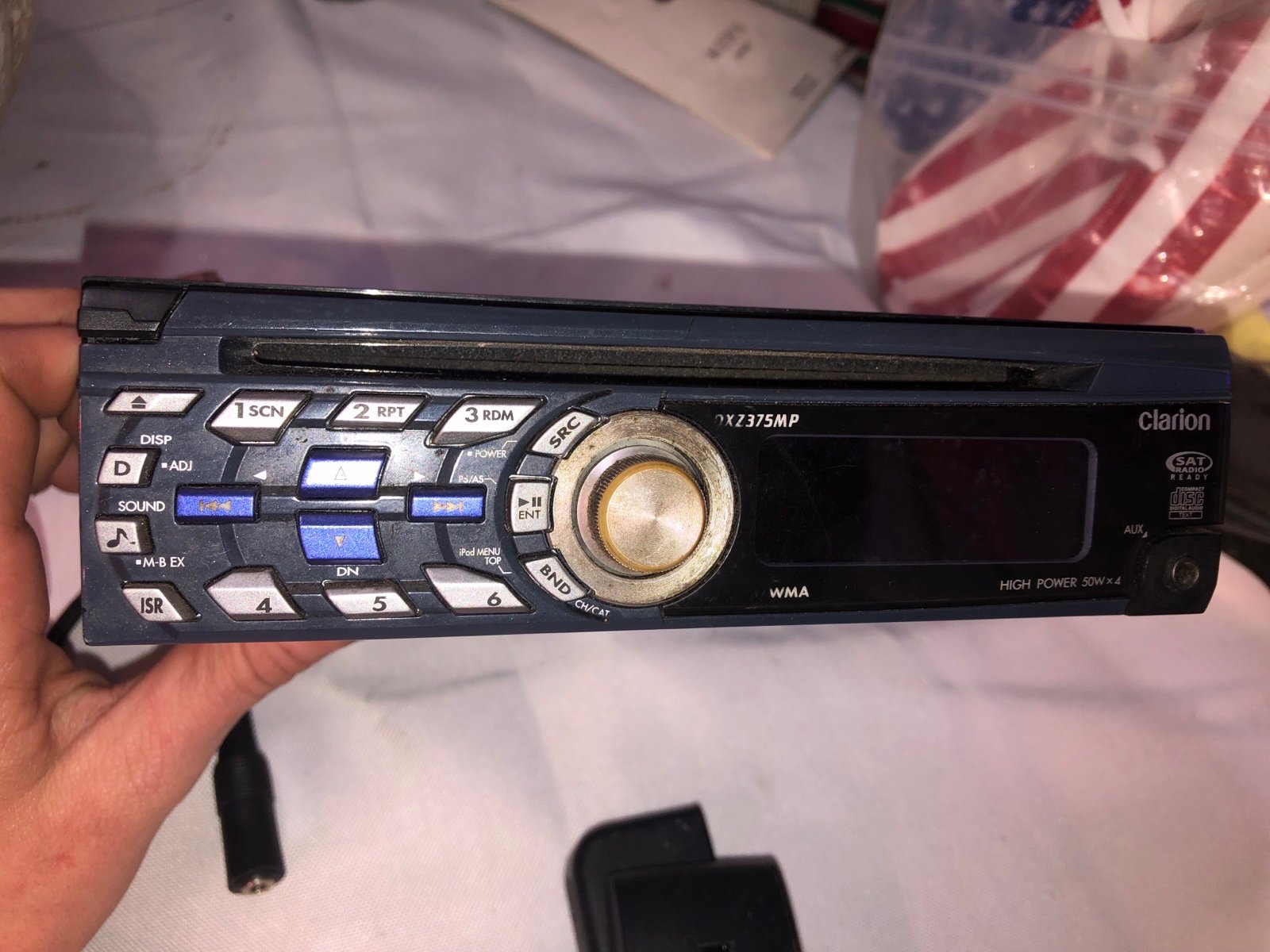 Clarion DXZ375MP Cd/mp3/wma Receiver With CeNET Control Vehicle Stereo