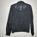 Affliction Jacket Mens Small Black Zip Up Cross Grunge Street Utility Pockets