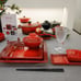 Le creuset Japan limited edition for New Year celebration rare set of 4 plates