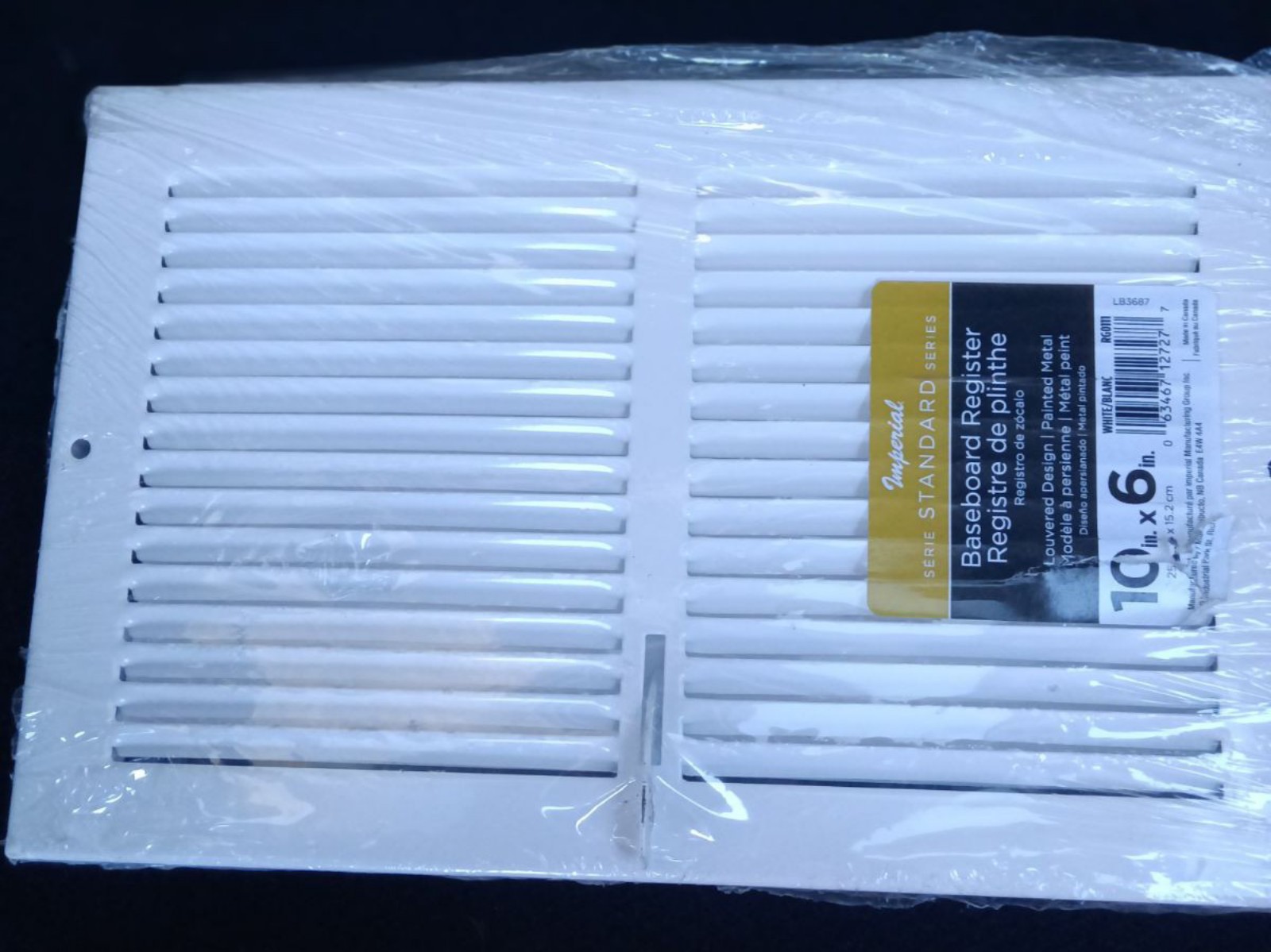 Lot of 3 House air vent white unit "Standard"