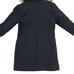 NWT ABERCROMBIE & FITCH Black Wool Blend Toggle Coat Faux Fur Women's SMALL