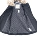 NWT ABERCROMBIE & FITCH Black Wool Blend Toggle Coat Faux Fur Women's SMALL