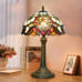 1pc 12 30CM Stained Glass Table Light, Retro Personality Decoration
