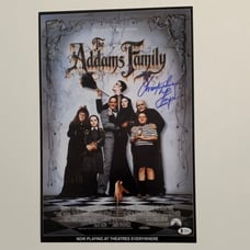 Christopher Lloyd Signed 12x18 Movie Poster Photo The Addams Family BAS