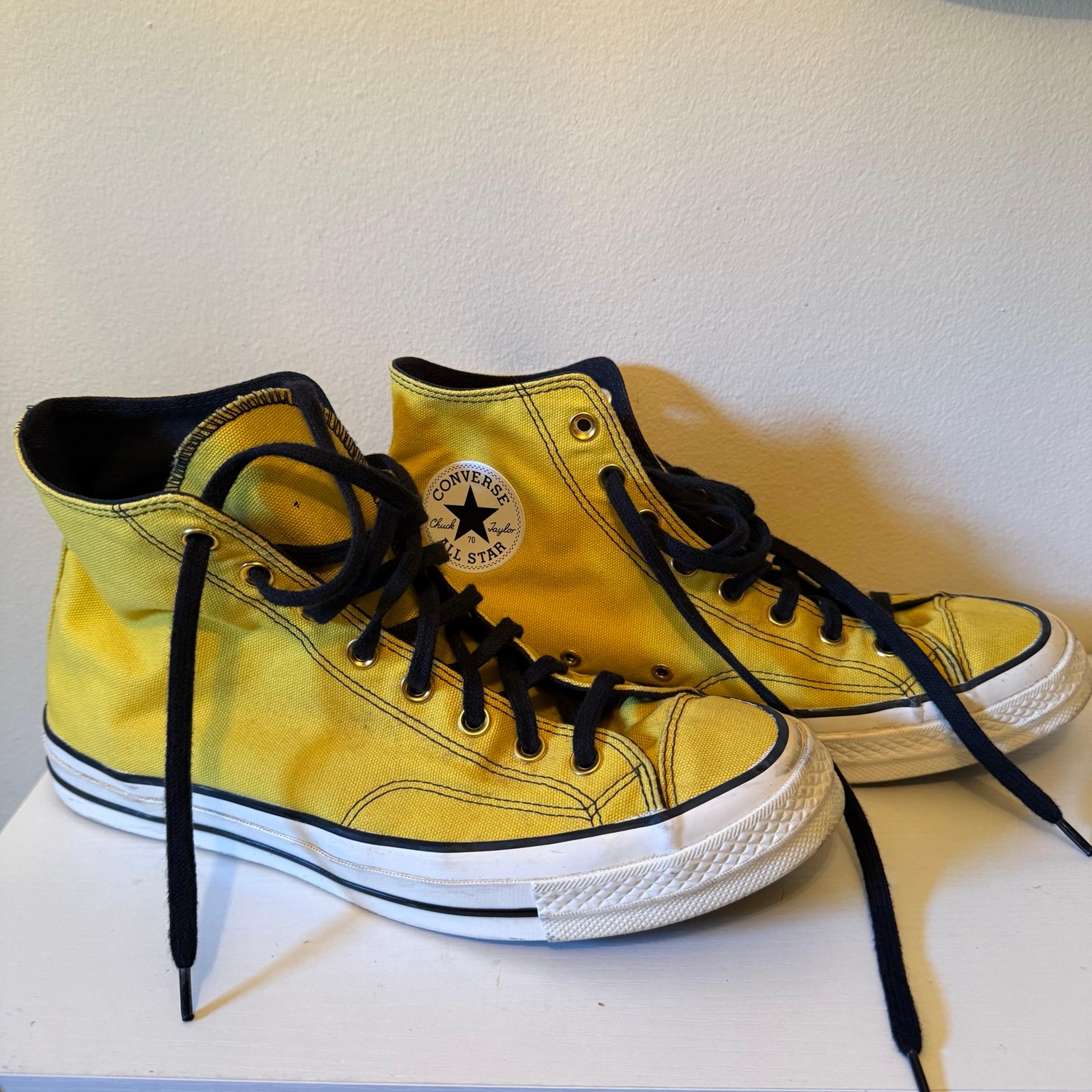 Converse 70 Sneakers Made in Vietnam Yellow Chucks Mens size 10/ Women’s 12