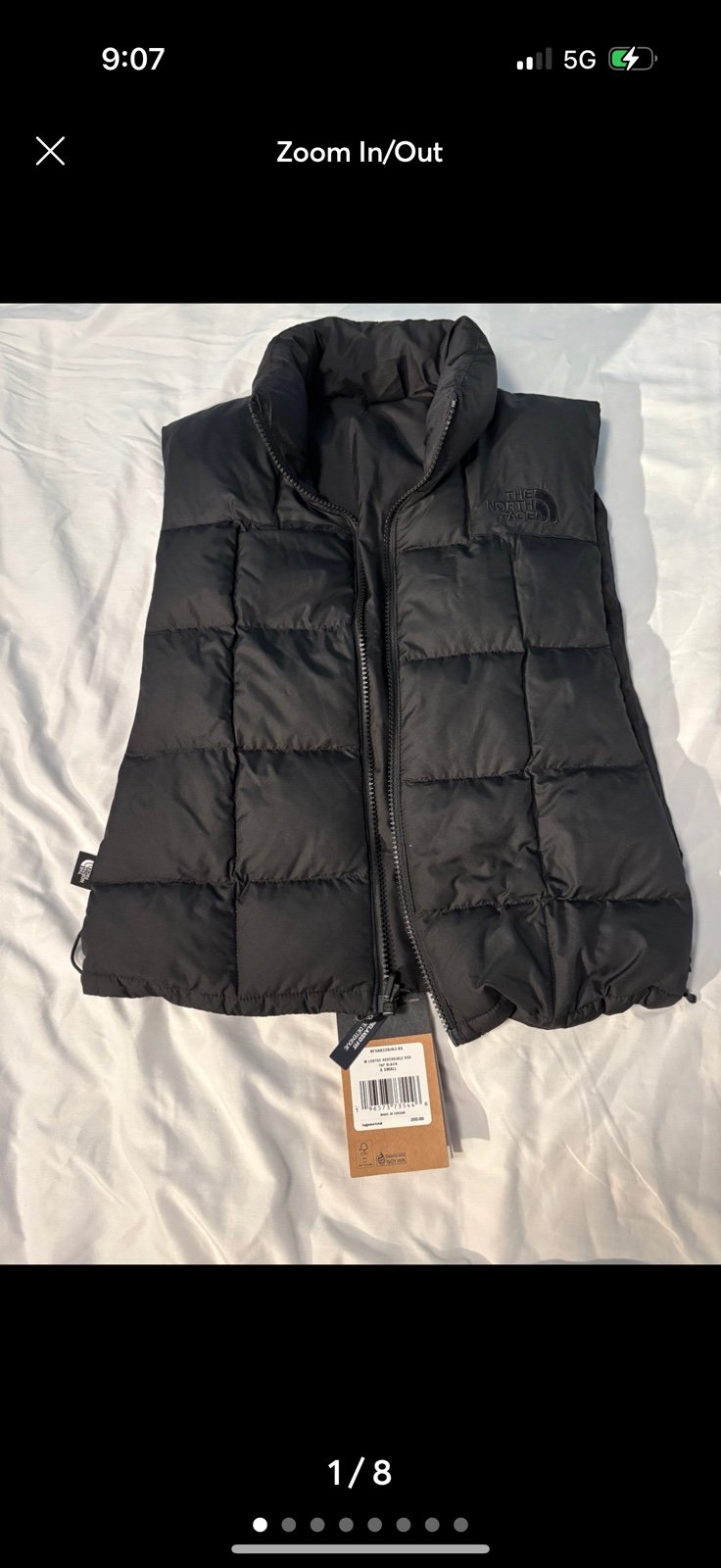 North Face Lohtse Puffer Vest XS