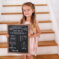 First and Last Day of School Board | School Chalkboard Sign for Kids