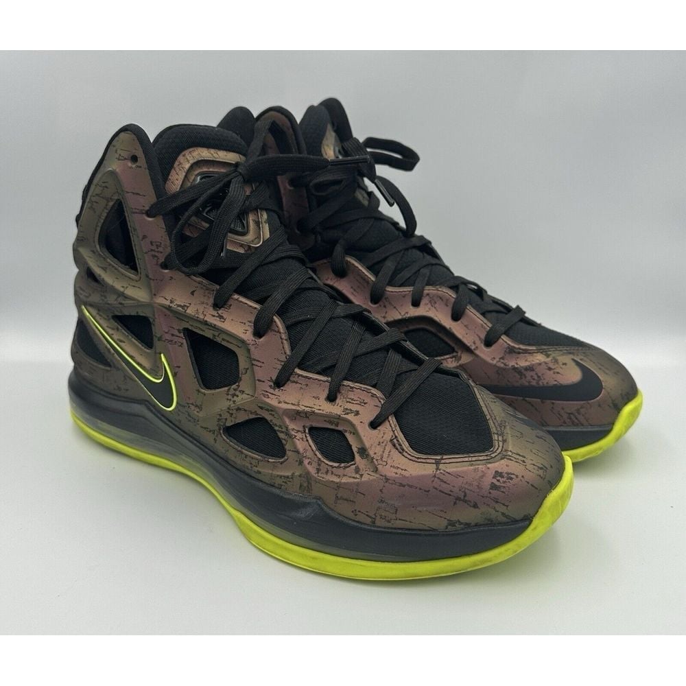 Nike Air Zoom HyperPosite 2 Copper/Black/Volt 653466-607 Sz 10.5