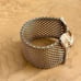 1955 Signed Crown Trifari Bracelet Gold Tone
