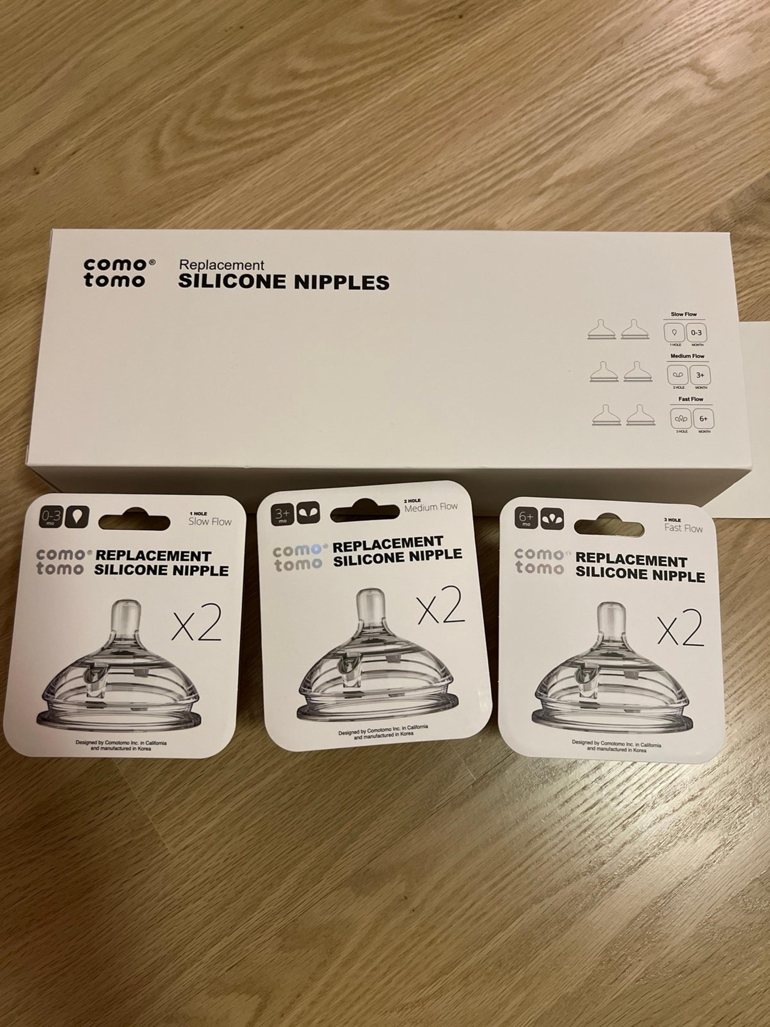 Brand new comotomo replacement nipples