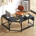 59 Inch Gaming Desk with Large Monitor Stand Corner Desk