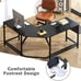 59 Inch Gaming Desk with Large Monitor Stand Corner Desk
