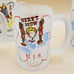 MCM Frosted Beer 10oz Mug Glassware. Set of Four. USA, Ireland, Sweden, Bavarian