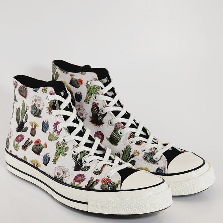 Converse Chuck 70 Hi 'Succulents' Canvas Unisex Sneakers A00653C NWT