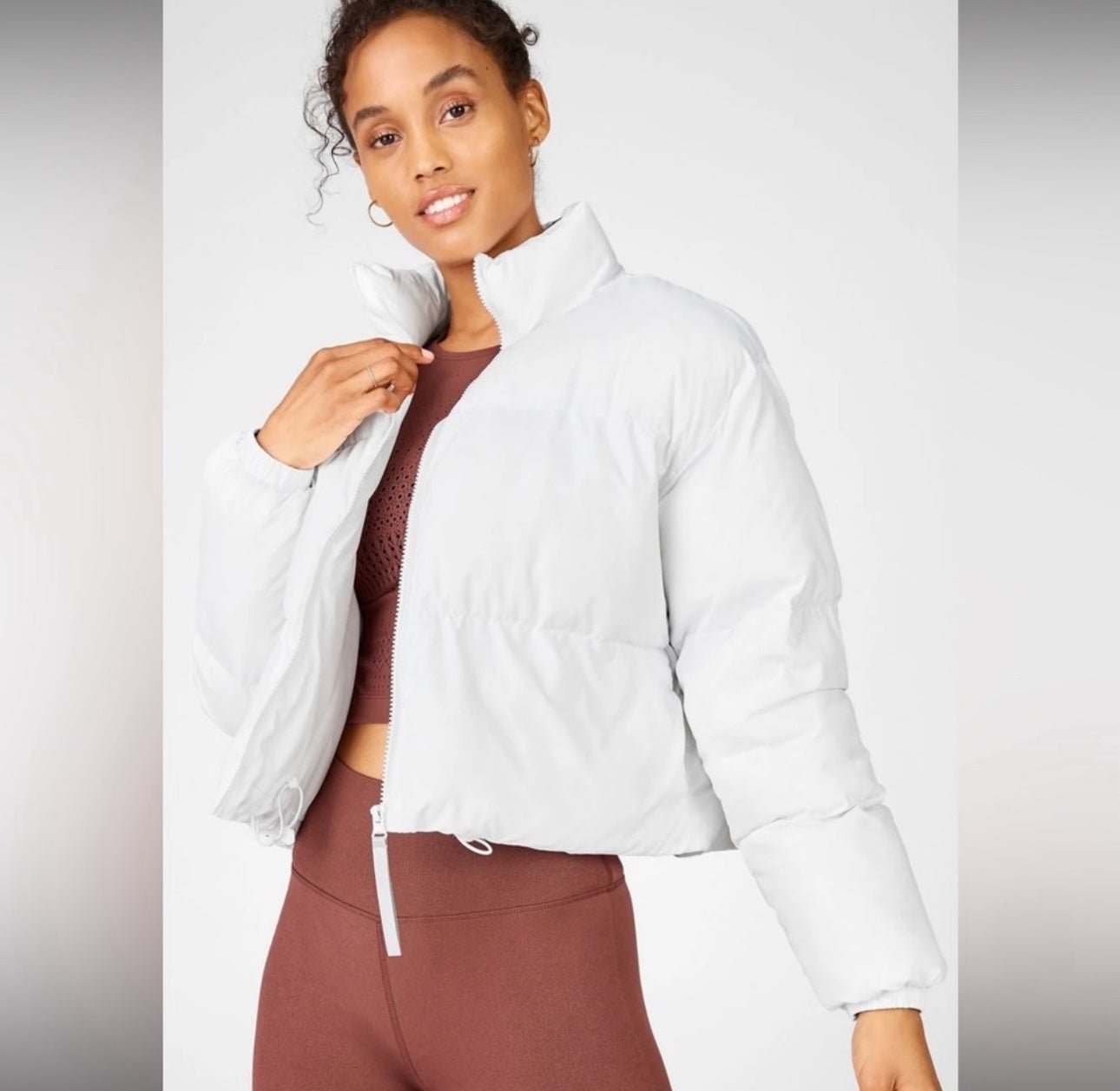 Fabletics Wander Cropped Puffer Jacket