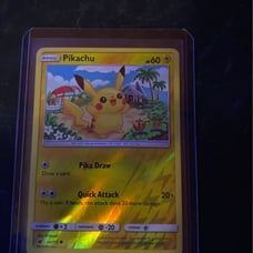 Reverse holo pikachu