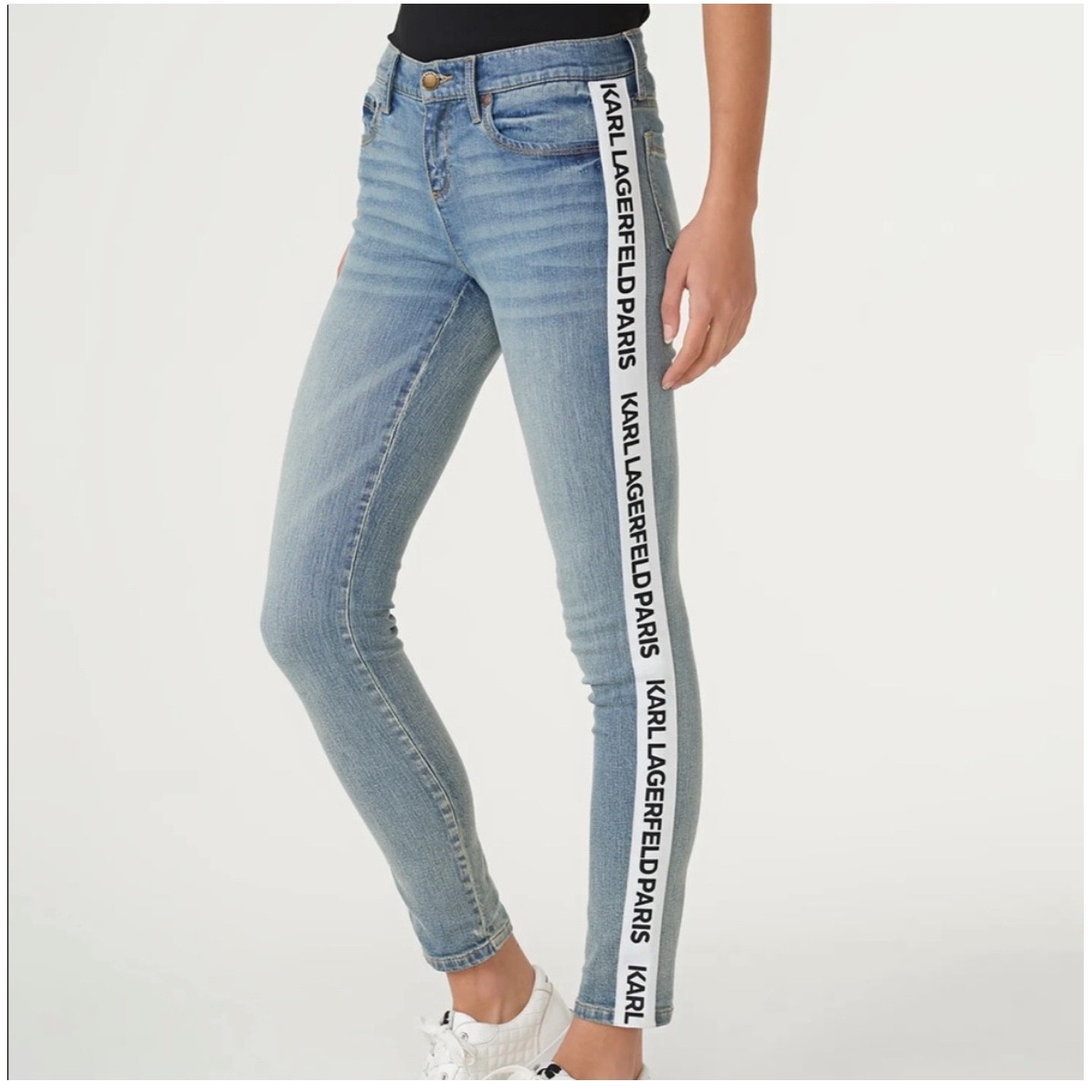 Karl Lagerfeld logo jeans size 6
