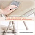 Folding Chair 4 Pack, Leather Padded Folding Chairs,