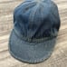 RRL Ralph Lauren Double RL Blue Denim Early Baseball Hat Mens Size Large