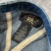 RRL Ralph Lauren Double RL Blue Denim Early Baseball Hat Mens Size Large