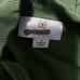 Cece NEW Dotted Mock Neck Sheer Sleeve Knit Green Sweater Small Holiday Colorful
