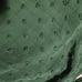 Cece NEW Dotted Mock Neck Sheer Sleeve Knit Green Sweater Small Holiday Colorful